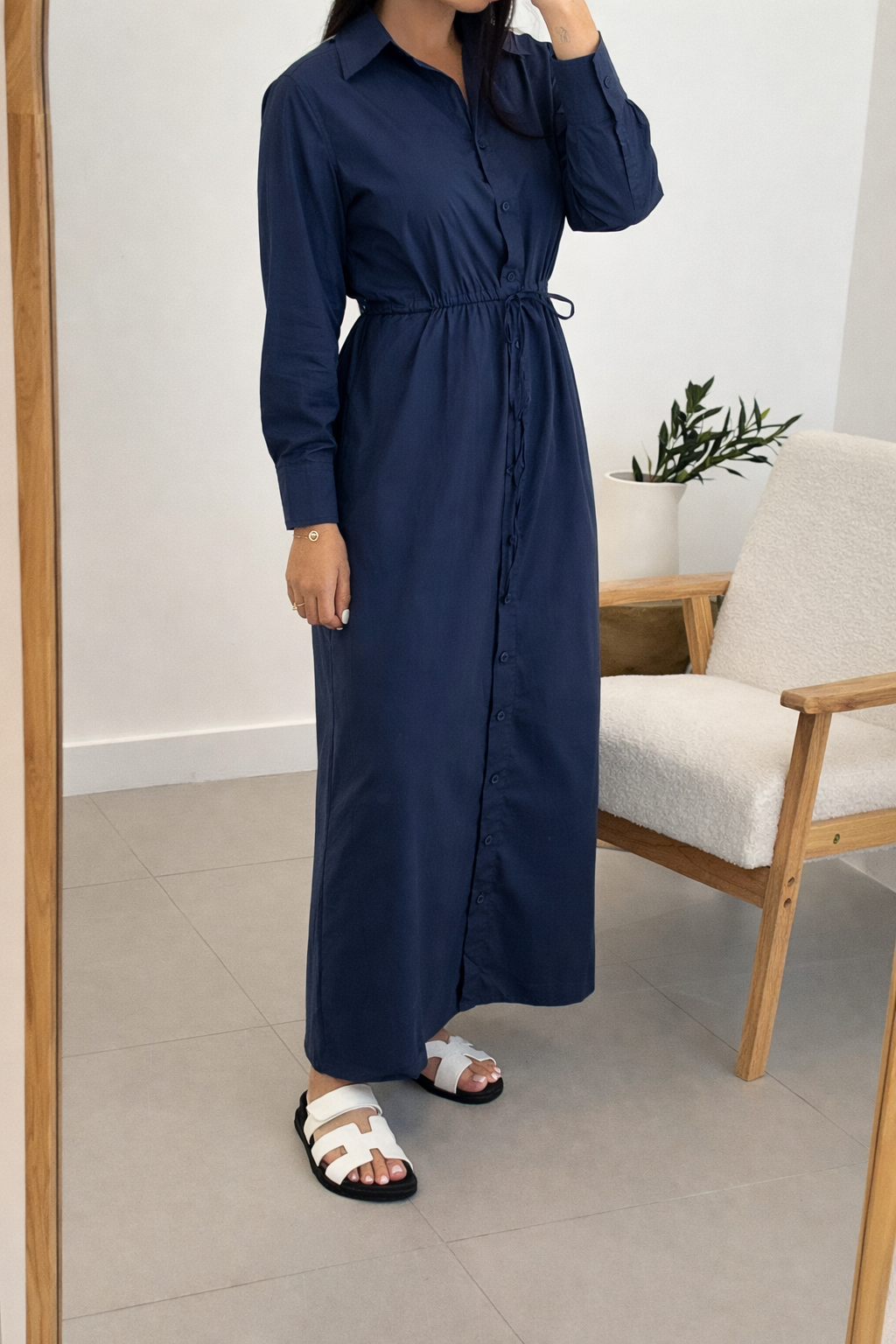 DUSK SHIRT DRESS NAVY
