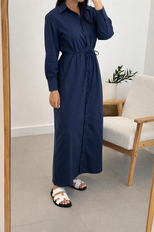DUSK SHIRT DRESS NAVY